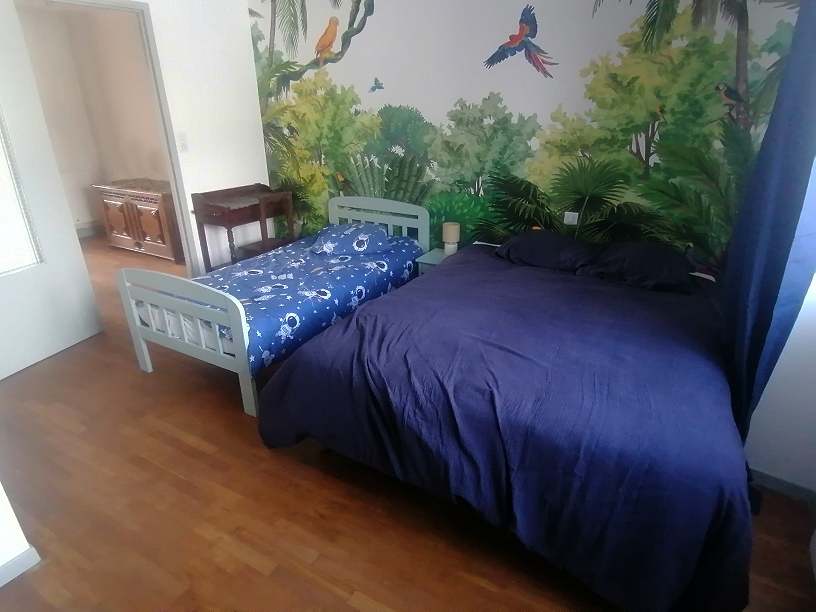 Chambre Nord du gîte La Charioterie