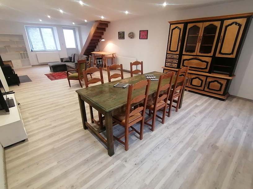 Salon du gîte du gîte La Charioterie