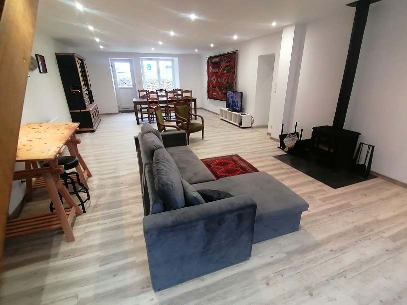 Salon du gîte du gîte La Charioterie