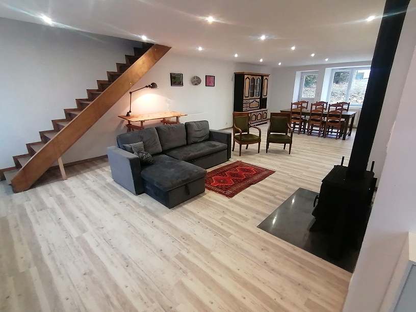 Salon du gîte du gîte La Charioterie